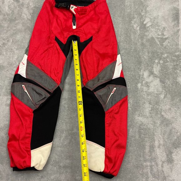 Thor Pants Mens Sz 28 MX Phase 2007 Series Red Gray Riding Motocross Racing - Picture 4 of 11